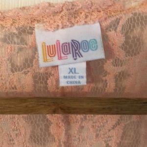 LuLaRoe Tops - Lularoe Lace Duster (worn once) XL LuLaRoe Tops - Lularoe Lace Duster (worn once) XL